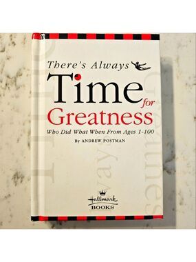 💥4 for $25💥 Hallmark Books There's Always Time for Greatness